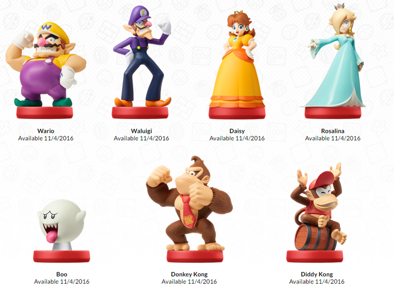 Illustration for article titled New Zelda Amiibo, Waluigi Amiibo, Boo Amiibo, All The Amiibo